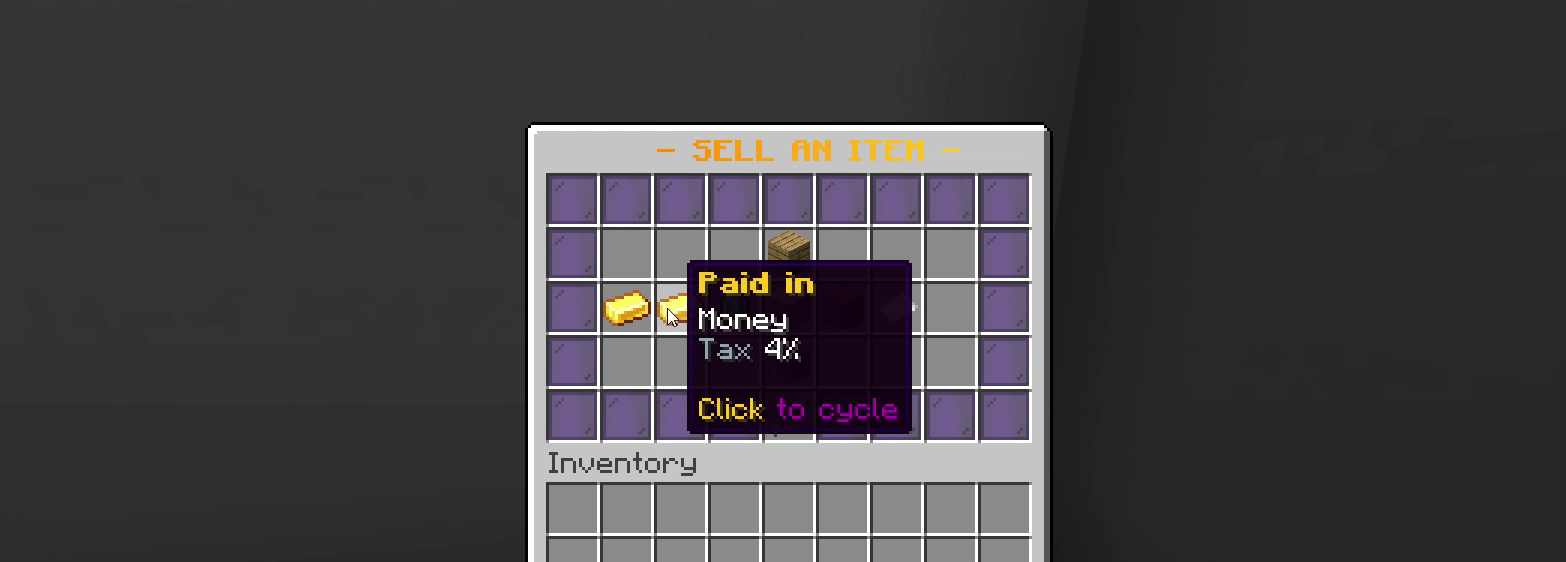 Choosing the currency