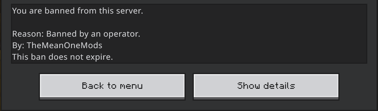 The disconnect screen