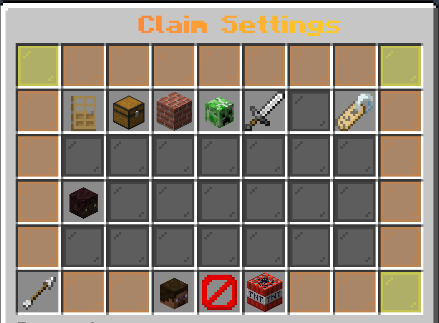 Claim settings