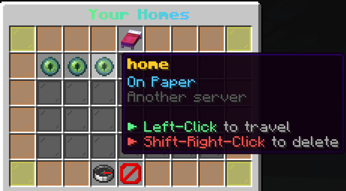 A home on another server