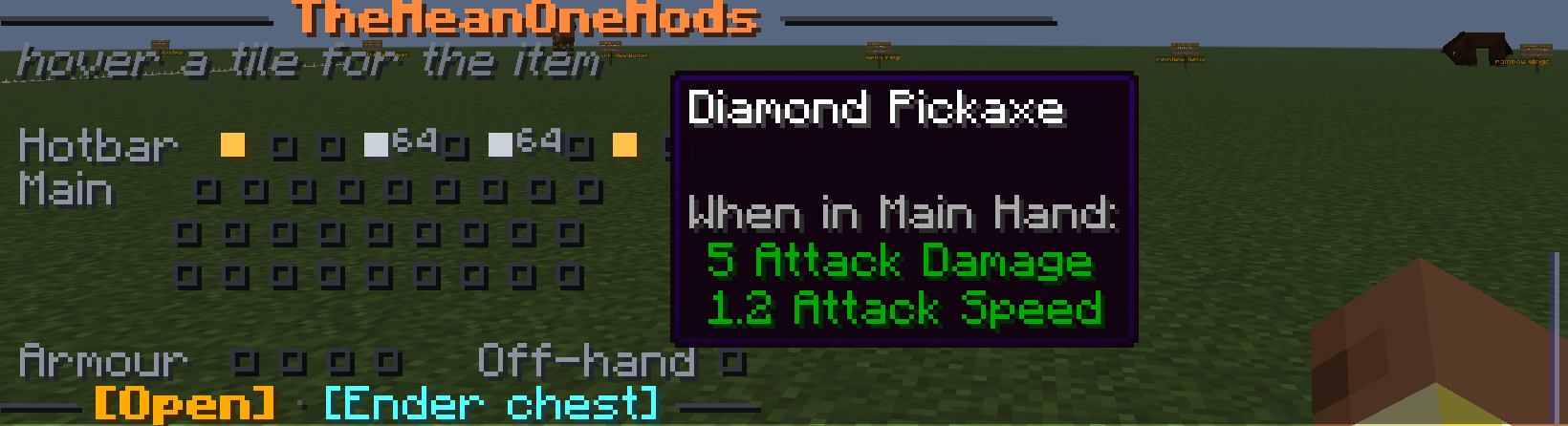 Reading an inventory in chat