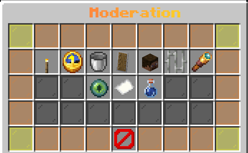 The moderation screen