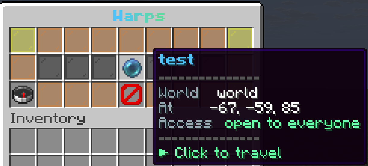 Server warps