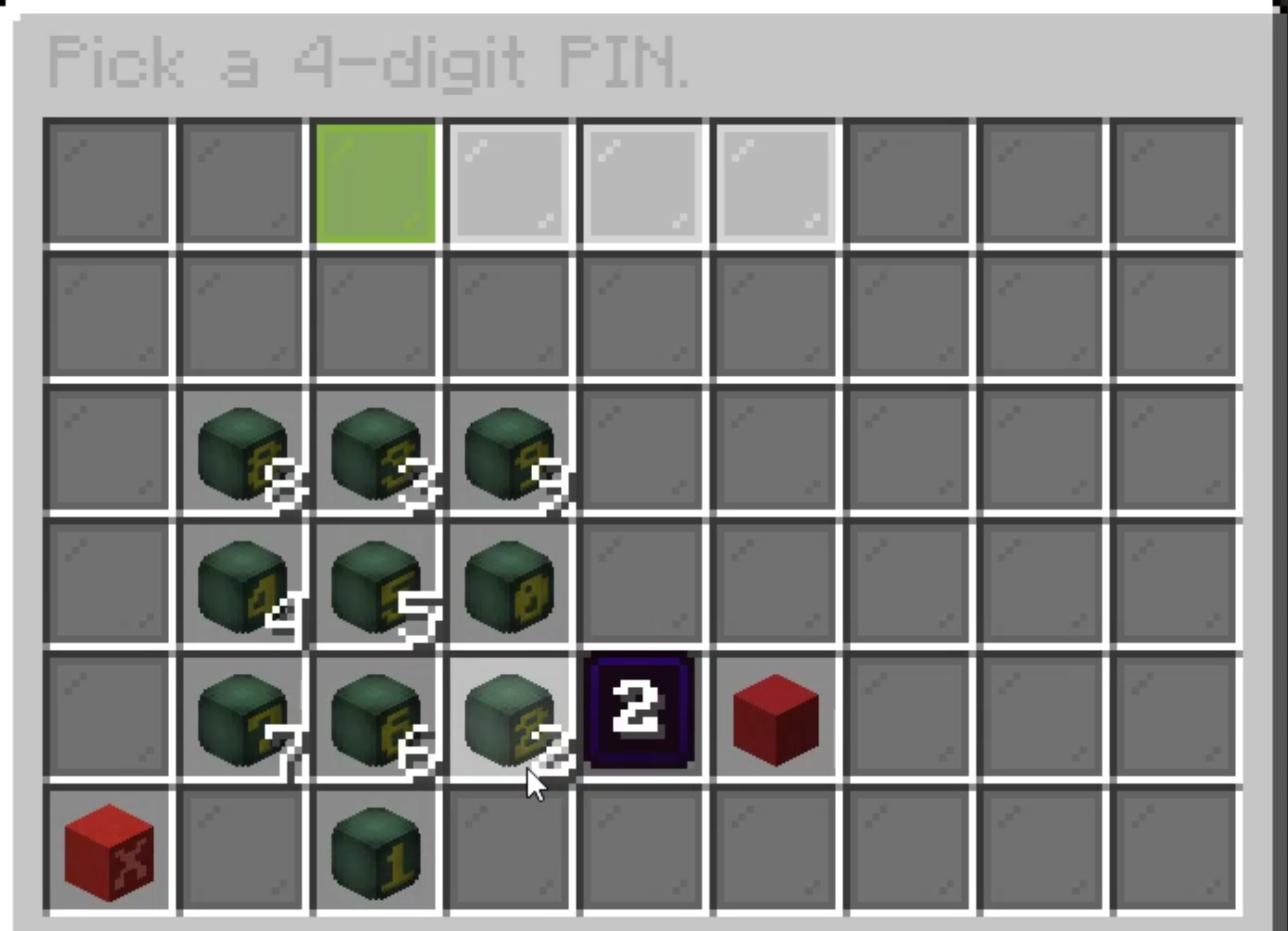 The shuffled keypad