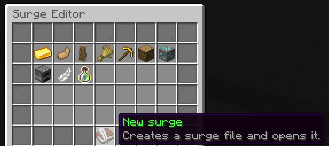 The surge editor