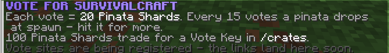 The vote command